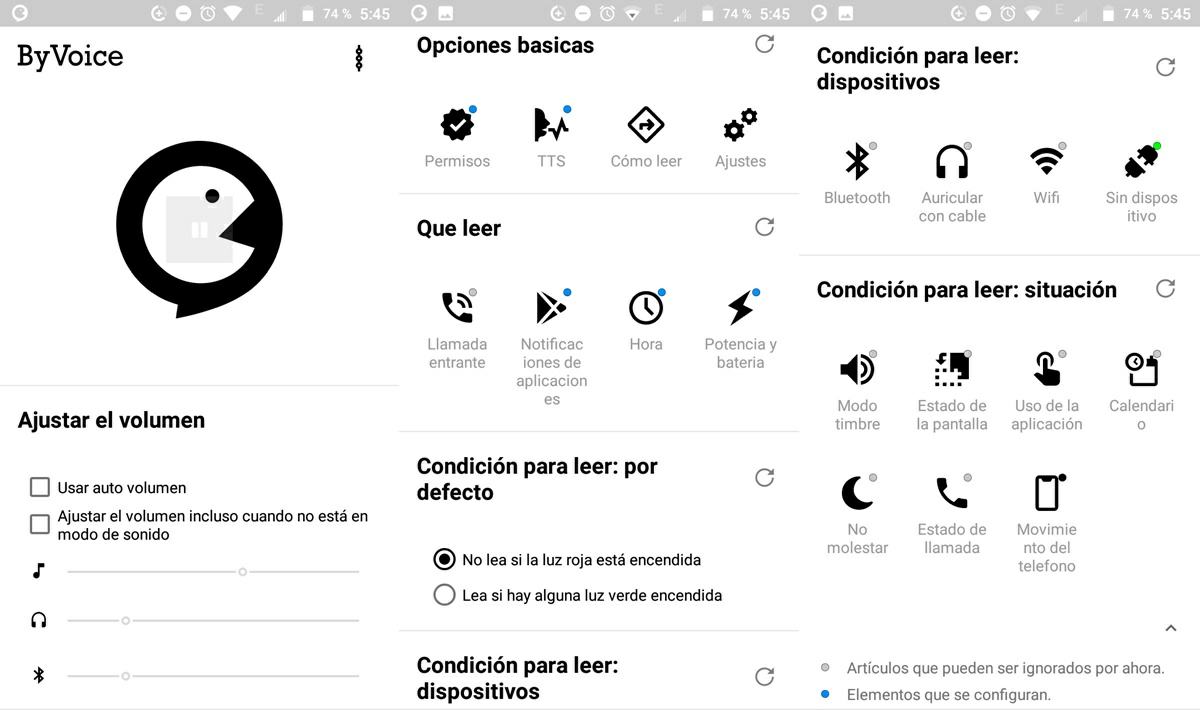 configurar by voice para leer notificaciones android en voz alta 2