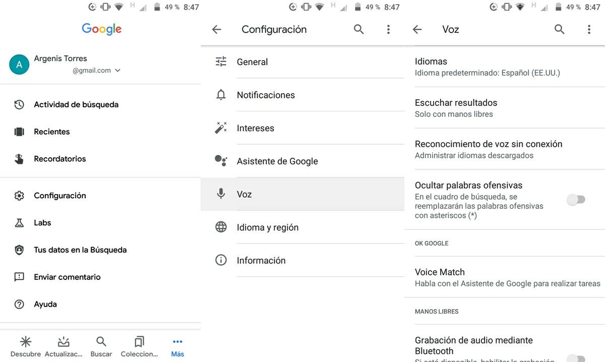 configurar idioma de la app de google en espanol