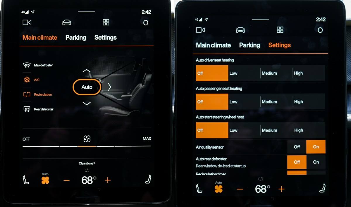controles de coche android automotive