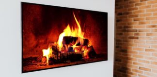 convertir tu televisor en una chimenea virtual
