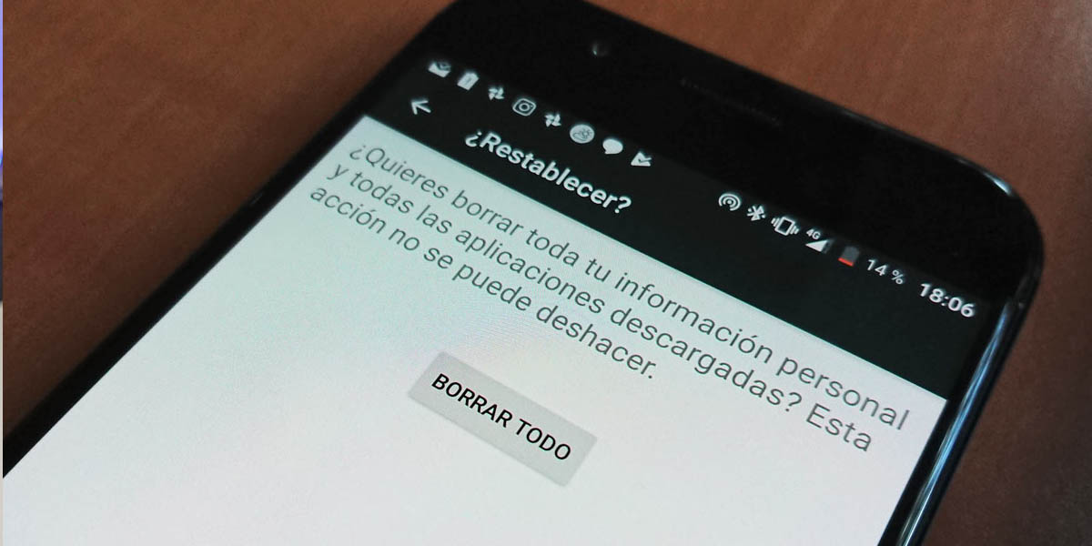 cosas que debes saber antes de restablecer android de fábrica