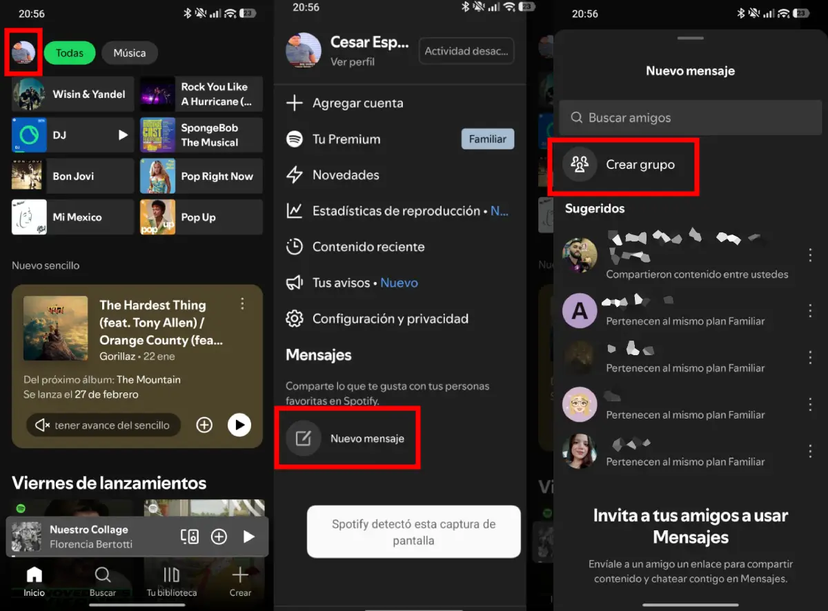 crear grupo spotify 1