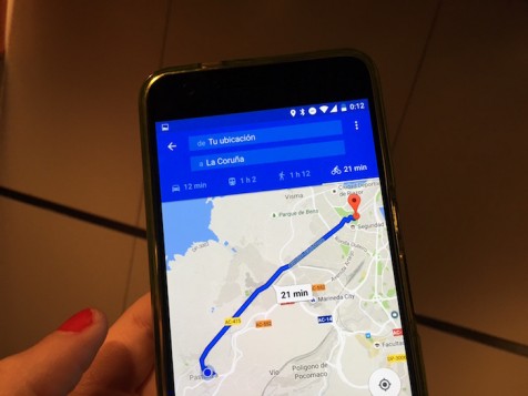 Crear ruta bici en Google Maps