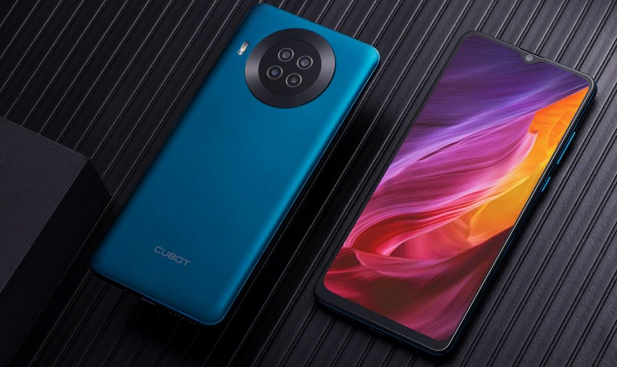 cubot note 20 pro parte delantera y trasera