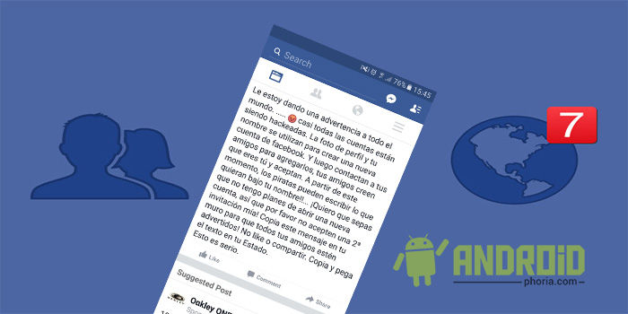 cuentas hackeadas facebook