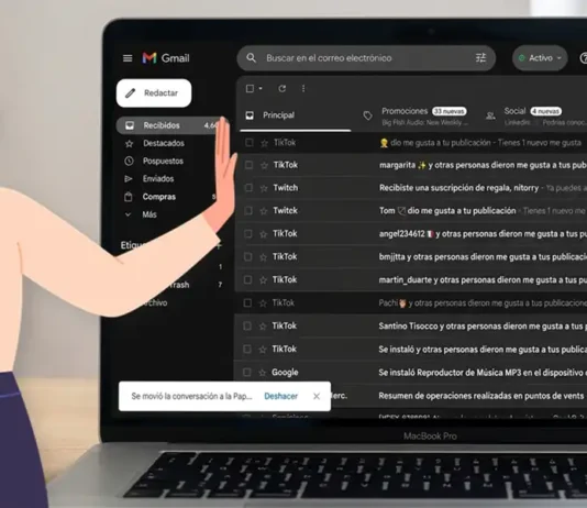 dejar de recibir correos de tiktok