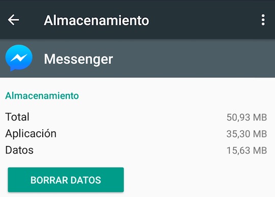 desactivar facebook messenger en android