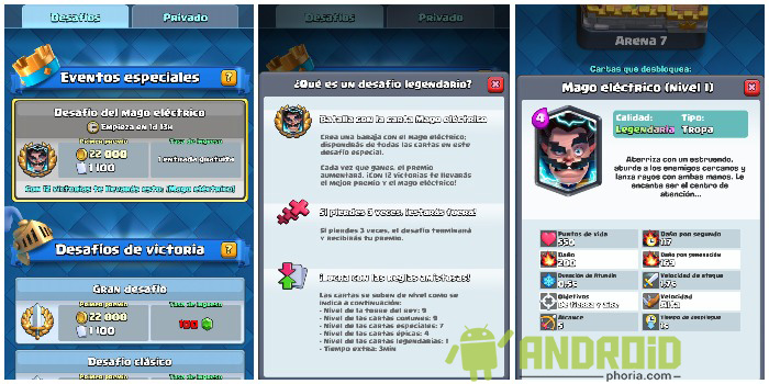 como jugar desafio mago electrico clash royale