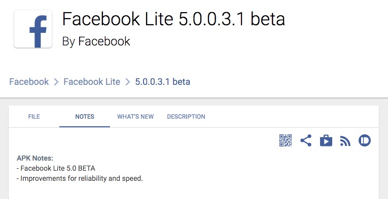 descargar facebook lite 4 o 5 apk