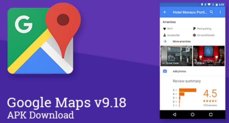 descargar google maps 9.18 apk android