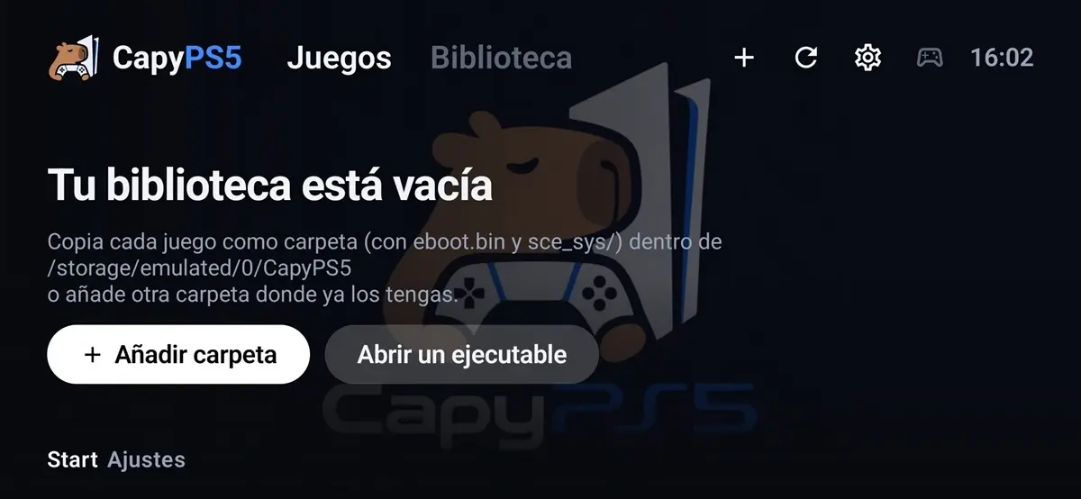 descargar instsalar CapyPS5 emulador de PS5 para Android