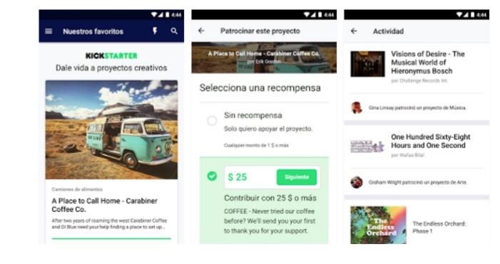 descargar kickstarter para android