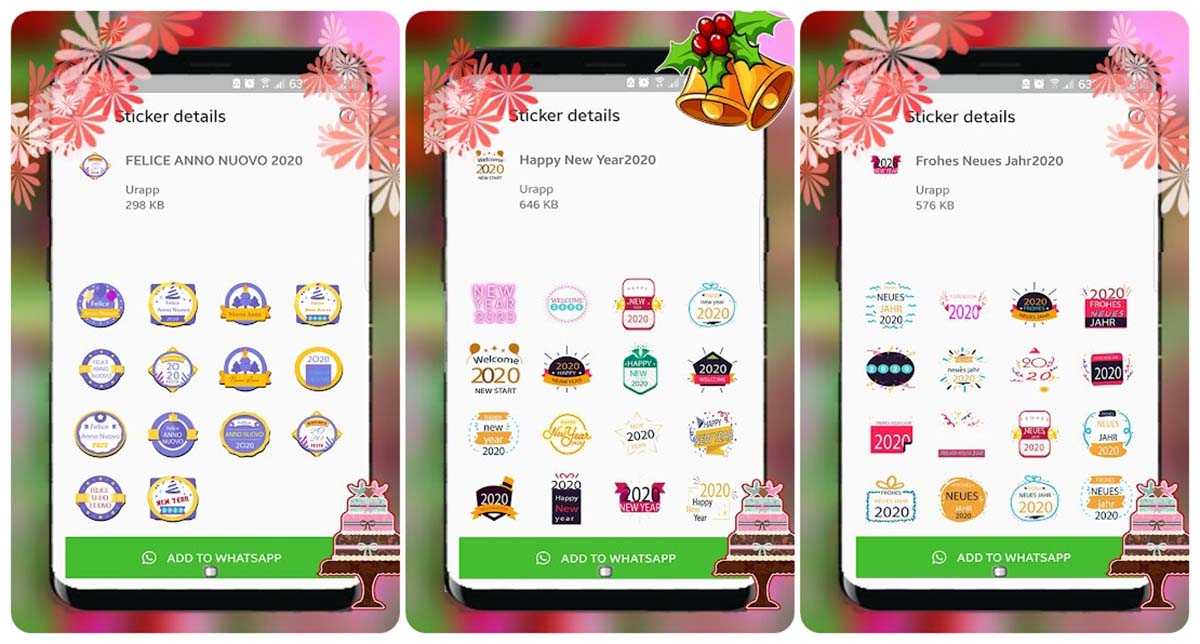 descargar pegatinas para año nuevo google play gratis whatsapp
