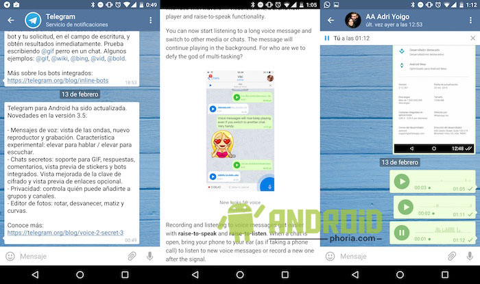 descargar telegram 3.5 para android
