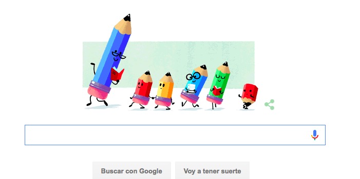 Google celebra el Día del maestro con un Doogle