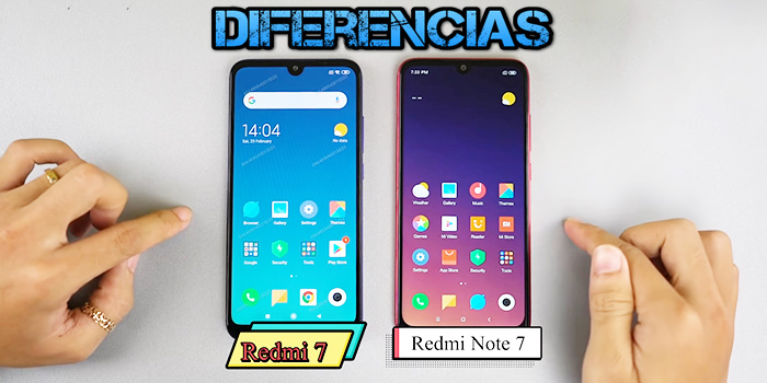 diferencias redmi 7 y redmi note 7