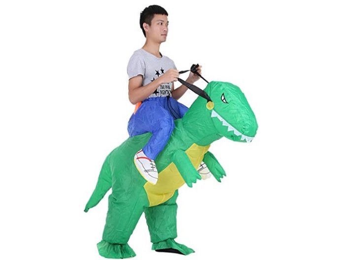 dinosaurio inflable