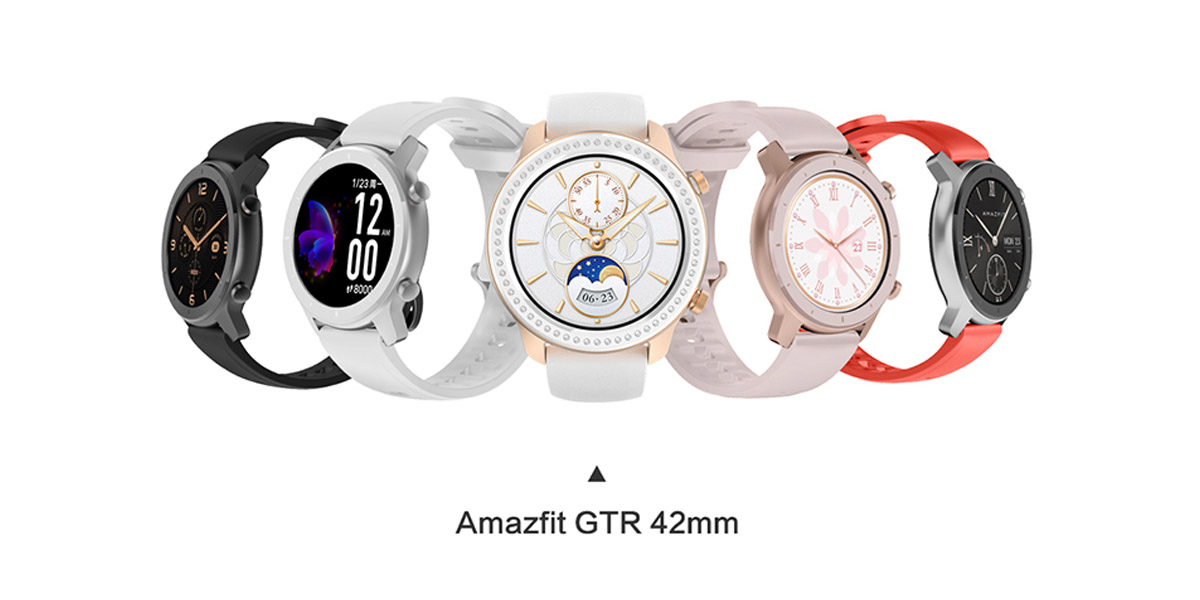 diseño amazfit gtr 42 mm