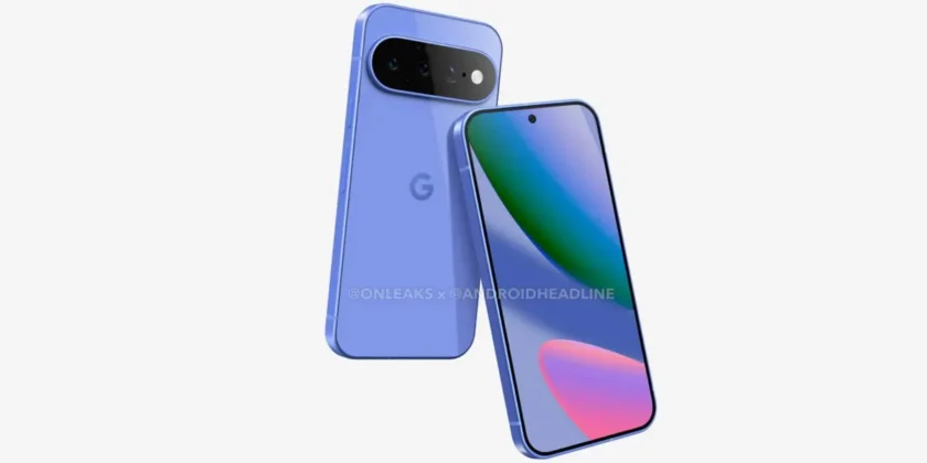 Dise&ntilde;o del Google Pixel 11 en azul