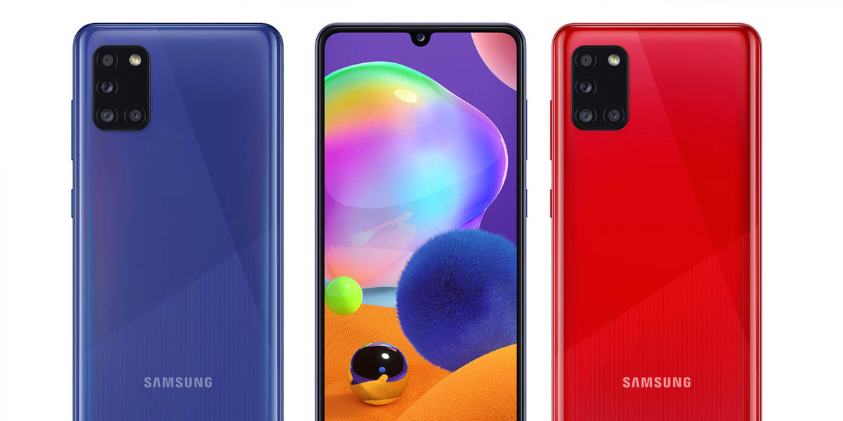 diseño y pantalla galaxy a31