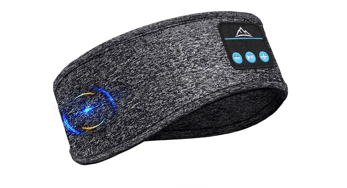 Antifaz con auriculares para dormir mejor