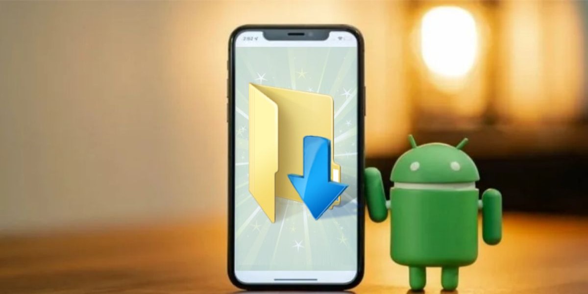 donde se guardan las descargas en android