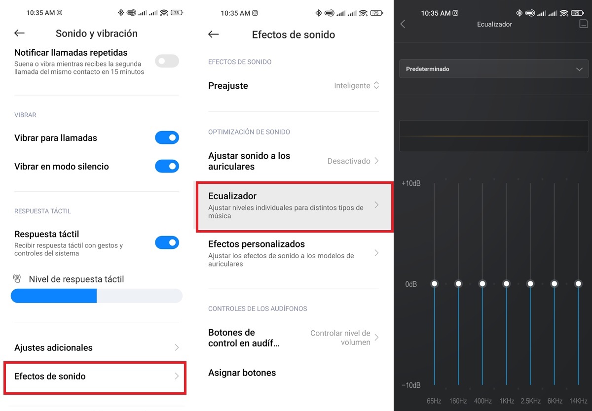 ecualizar xiaomi para subir volumen al maximo