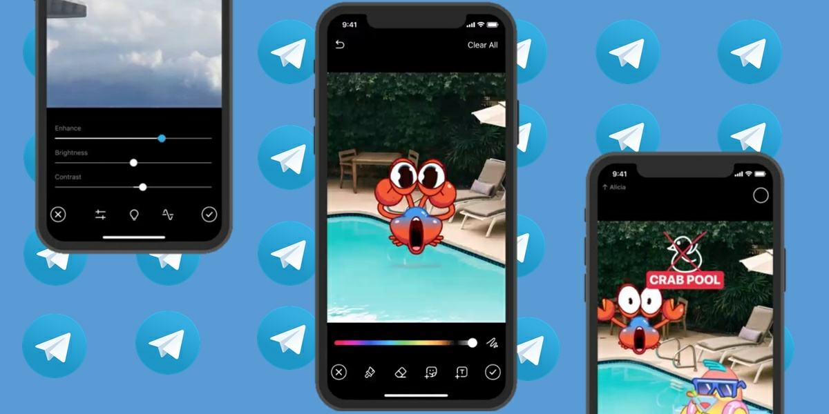 editor de videos telegram como funciona