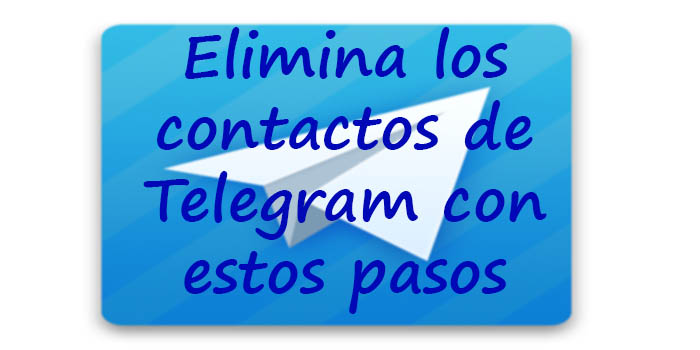 eliminar contactos de telegram