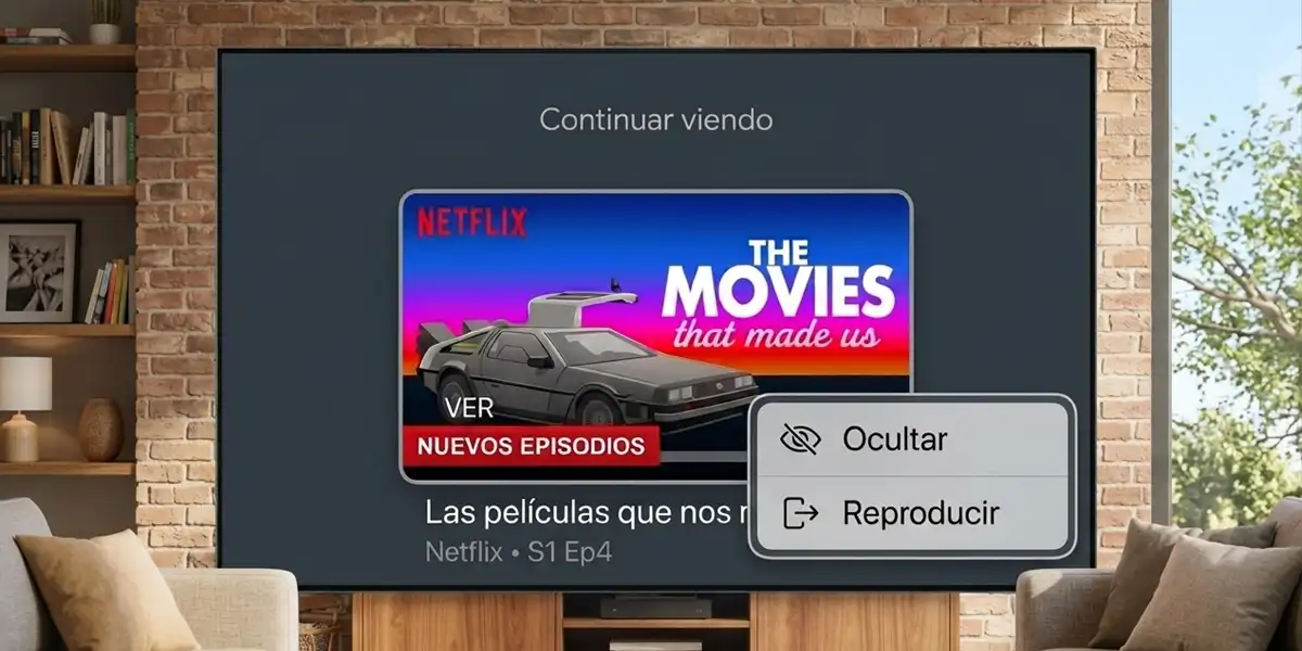 Cómo eliminar contenido de la sección «Seguir viendo» de Google TV