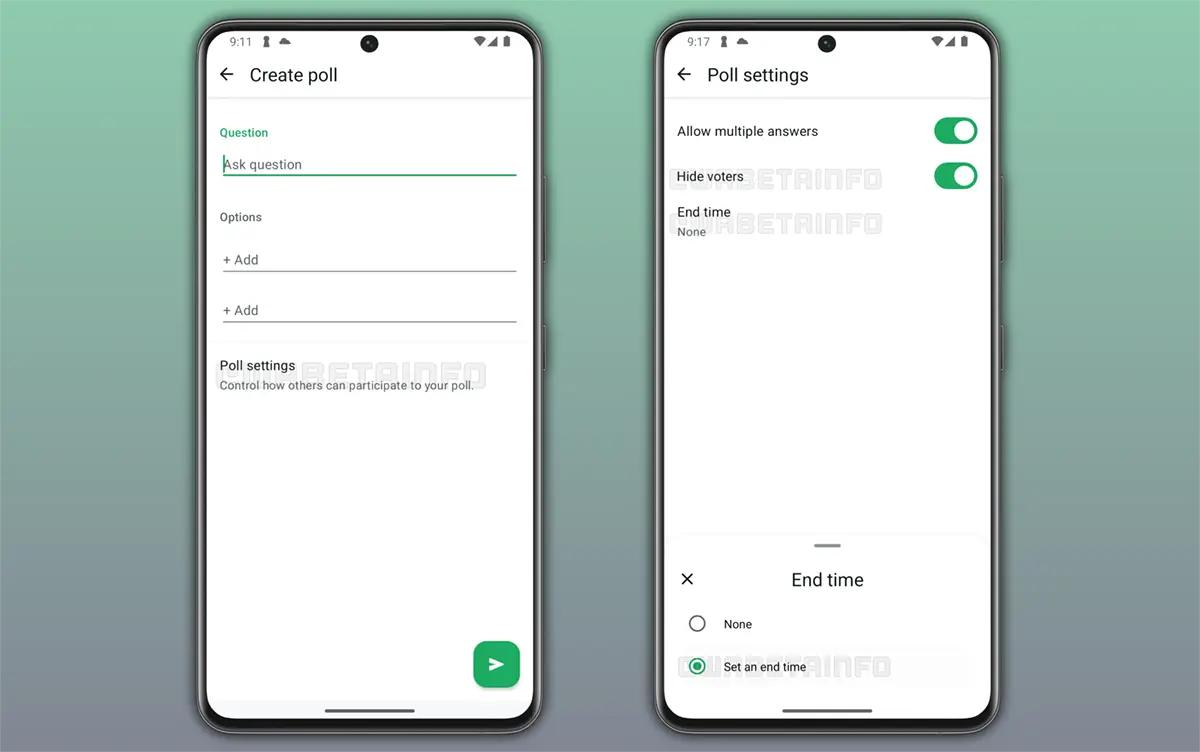encuestas de whatsapp podran ser anonimas y tendran fecha de caducidad
