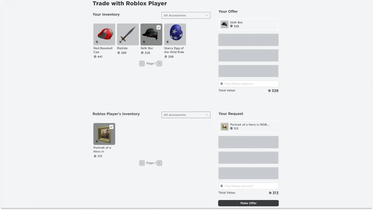 Enviar Robux Con Intercambios De Roblox