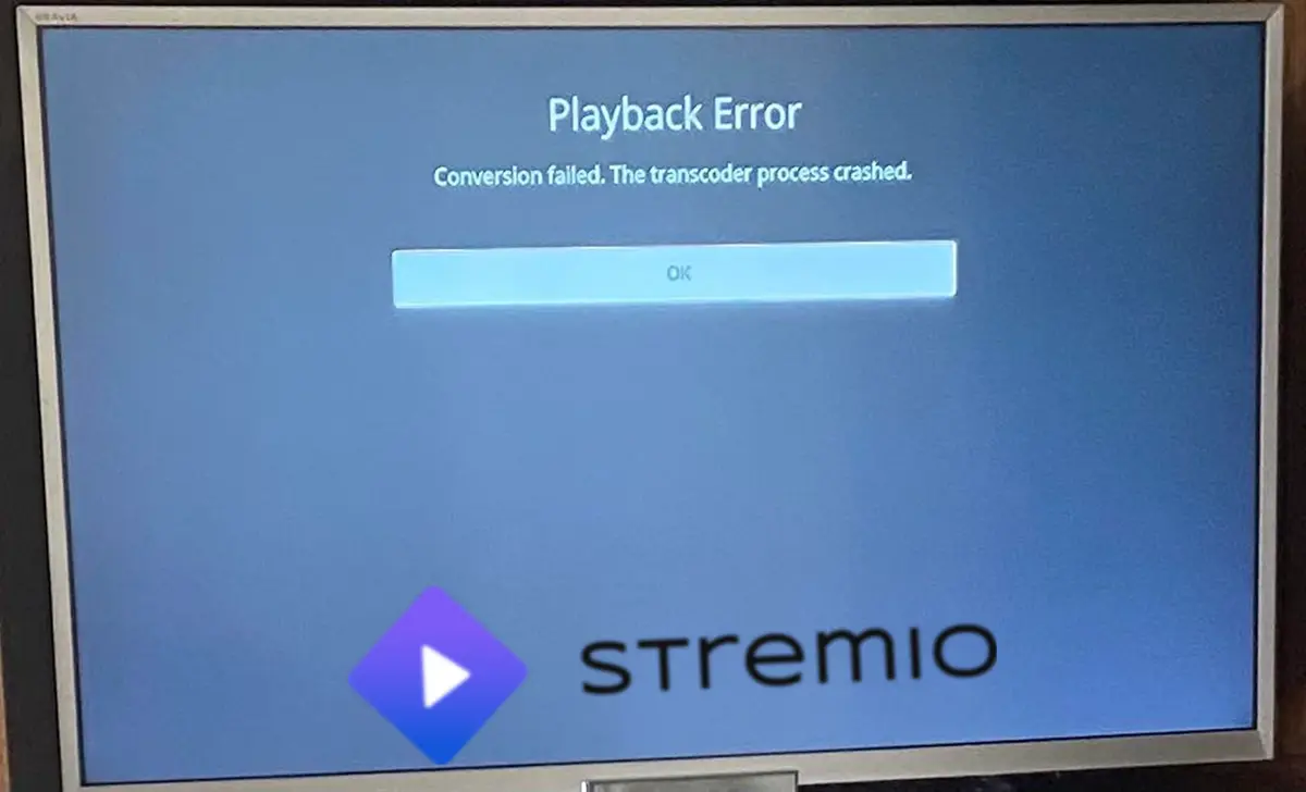 error de stremio en Samsung Smart TV