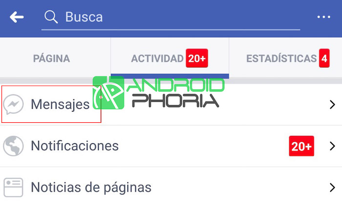 escribir un mensaje a usuarios de Facebook desde una pagina en android
