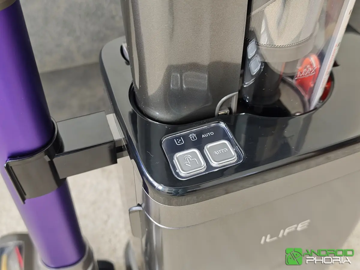 estacion de autovaciado de la ILIFE H90 Pro como funciona