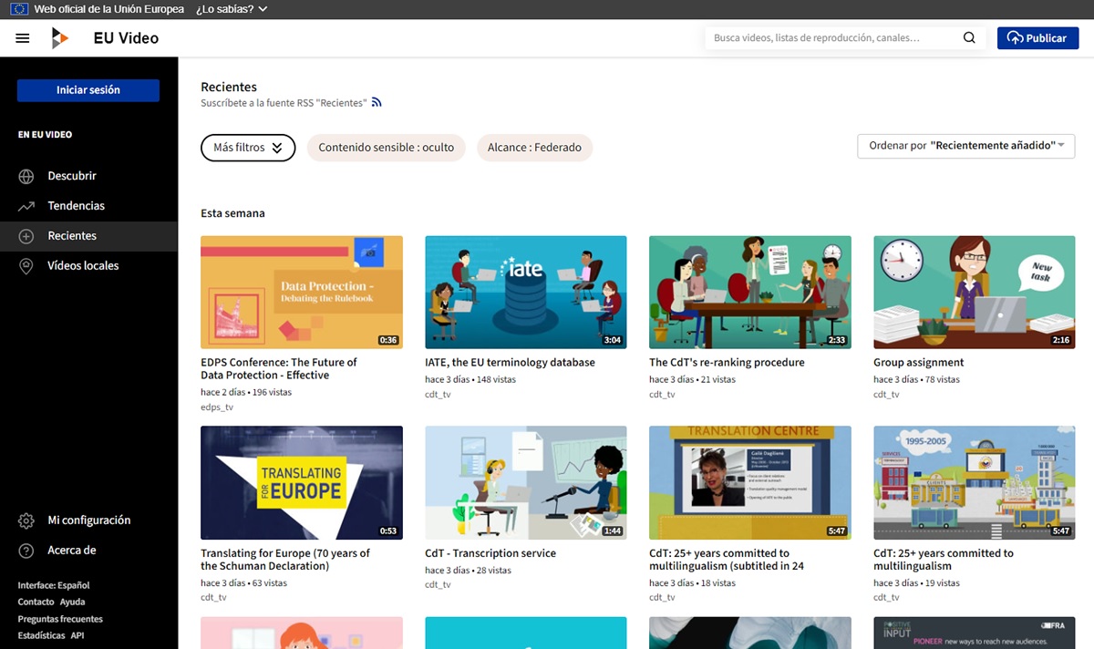 eu video el youtube de la union europea