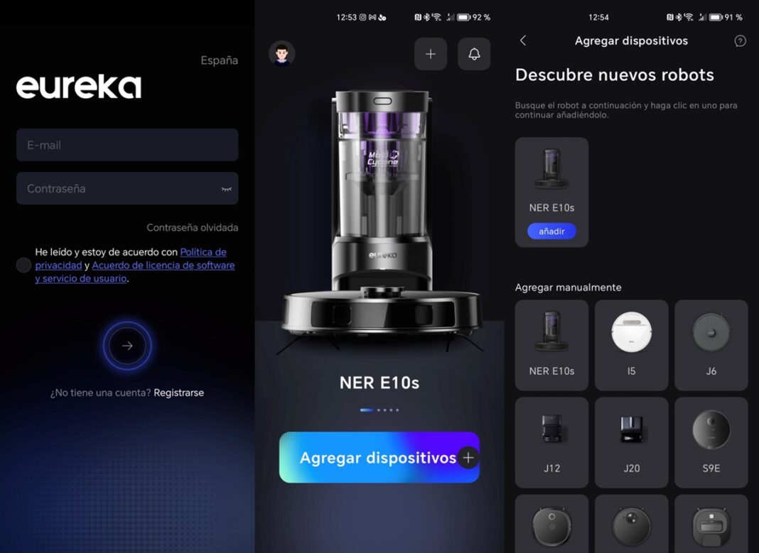 eureka e10s app primeros pasos 1