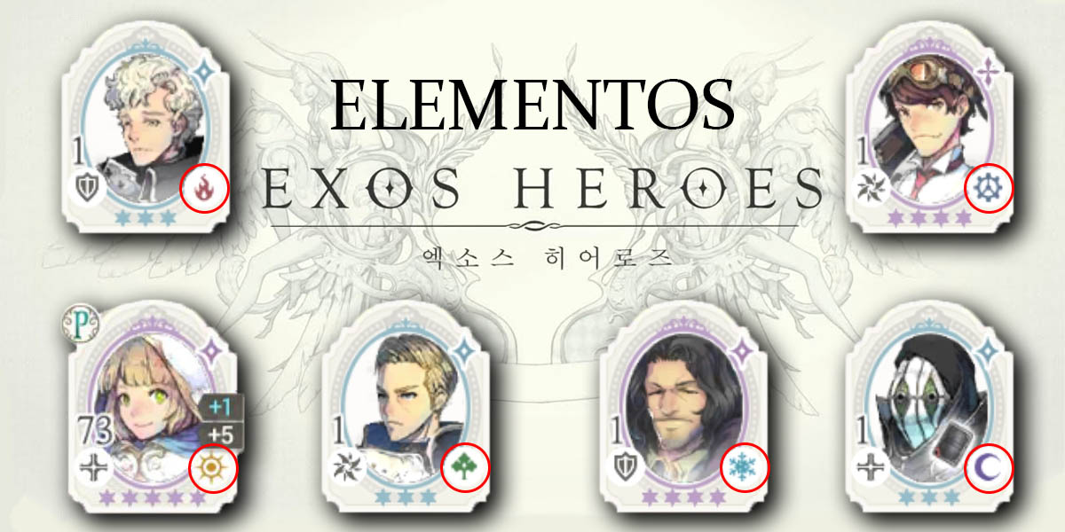 exos heroes elementos de personaje para ganar contenedores de maná