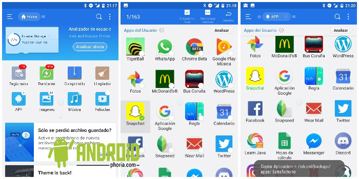 extraer apk aplicaciones android