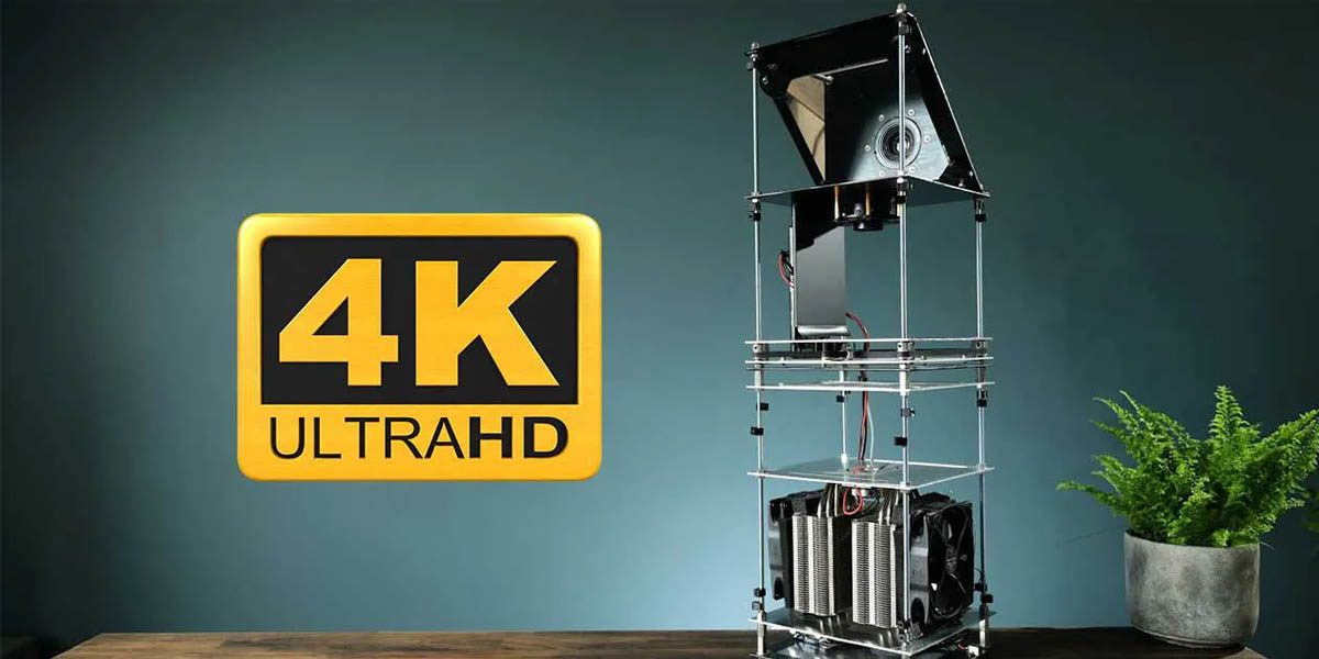 fabricar proyector 4k con tu viejo android