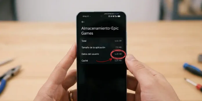 fallo Epic Games que agota espacio en Android