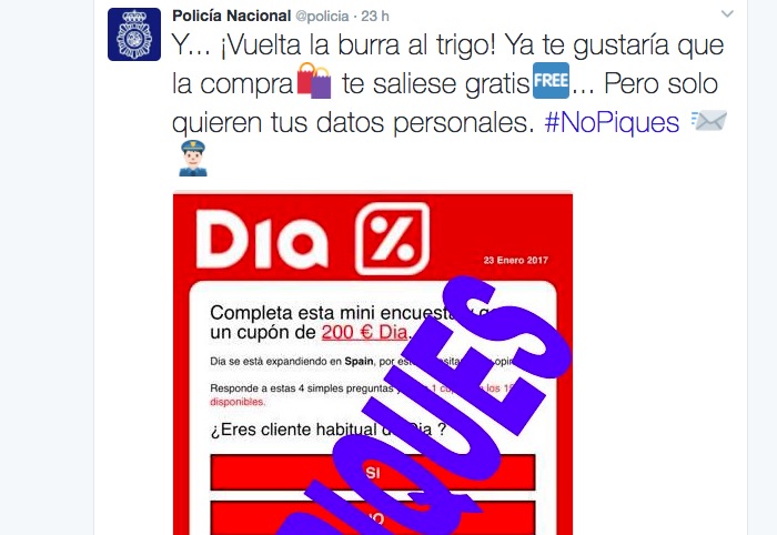 falso cupon 200 euros dia whatsapp