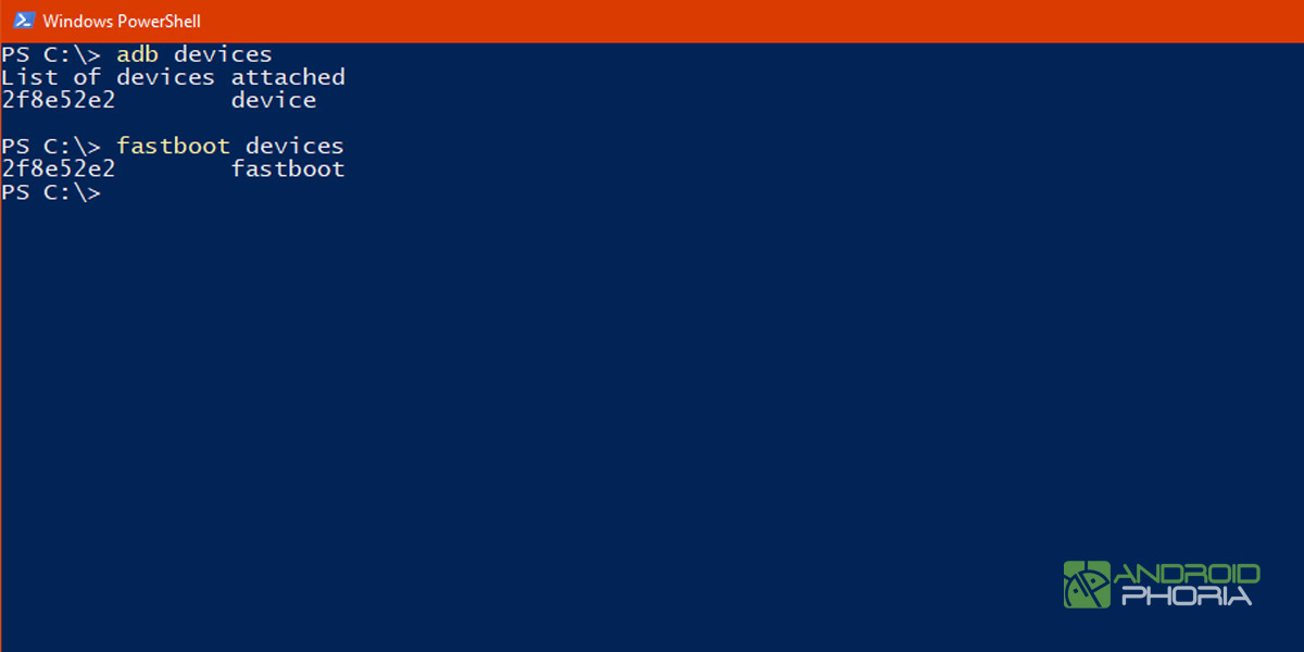 fastboot devices adb android