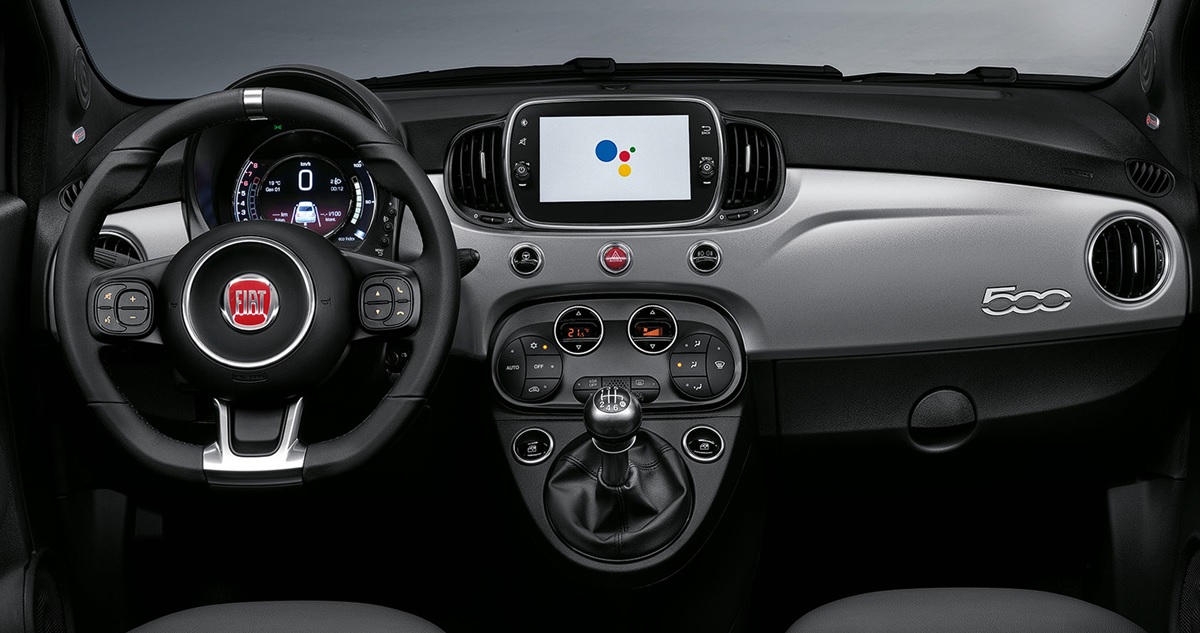 fiat 500 hey google infoentretenimiento