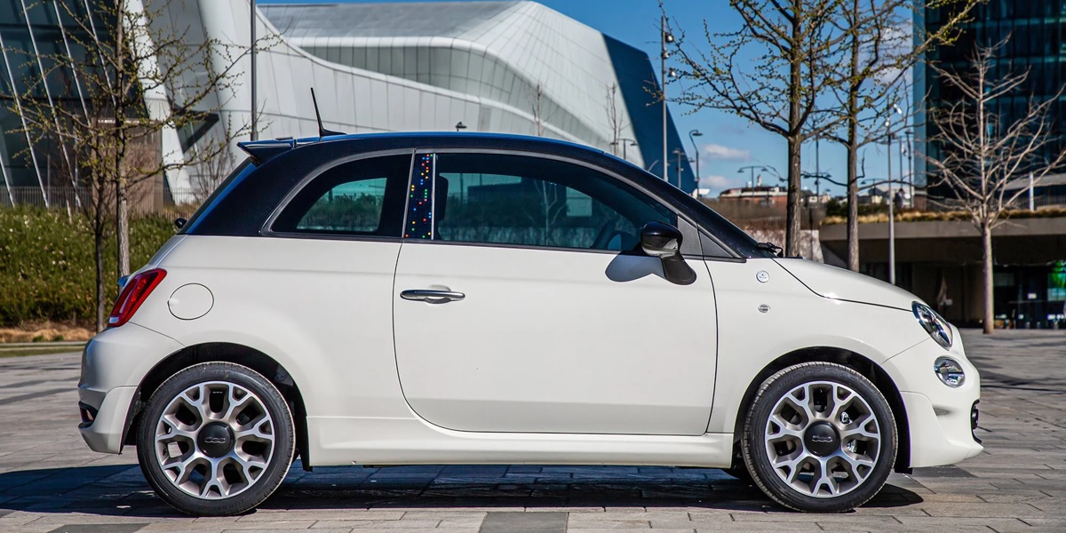 fiat 500 hey google