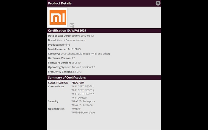 filtrado redmi s3
