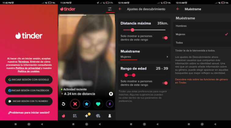 Como filtrar tu búsqueda de personas en Tinder