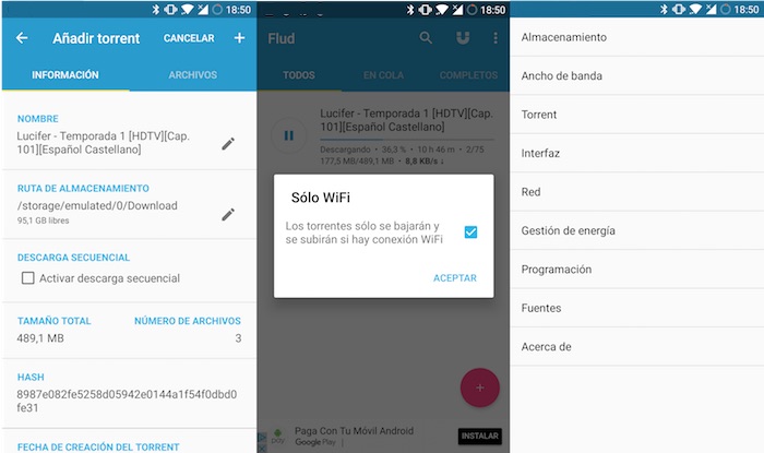 flux descargar torrent android