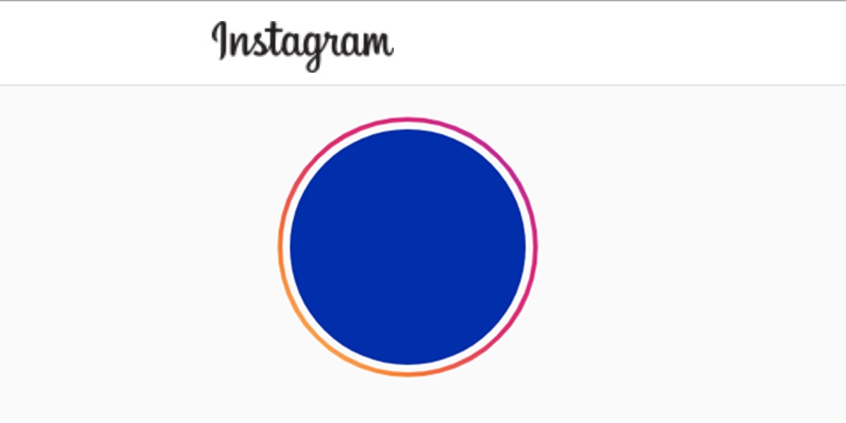foto de perfil azul instagram