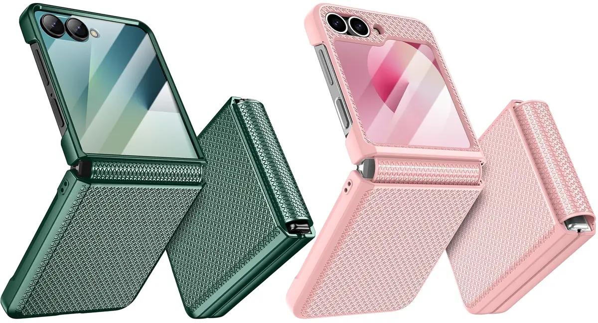 funda Doeshine texturizada para los Galaxy Z Flip7 y Galaxy Z Flip7 FE